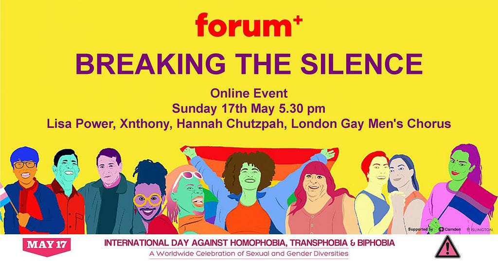 forum+ Breaking the Silence flyer