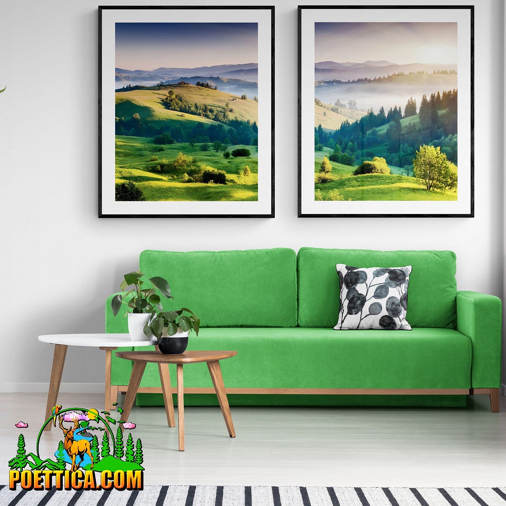 EXPLORE this Stunning 2pc Large Vertical Wall Art