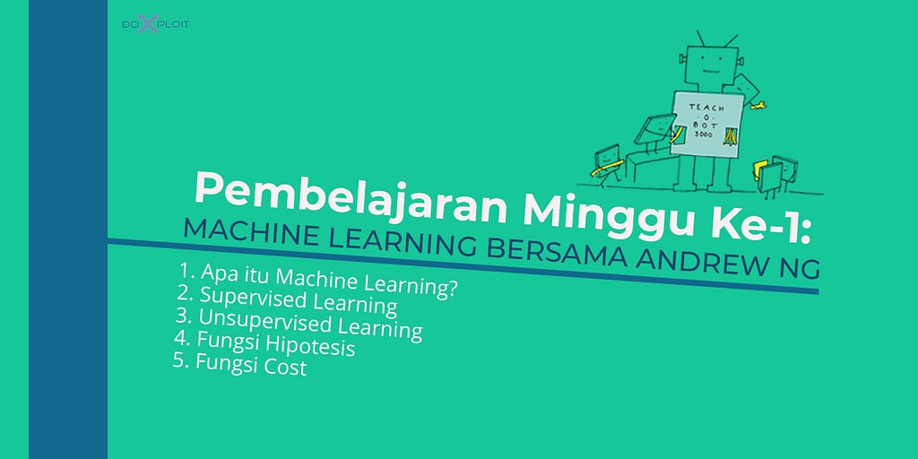 Machine Learning minggu ke-1 kursus Andrew Ng
