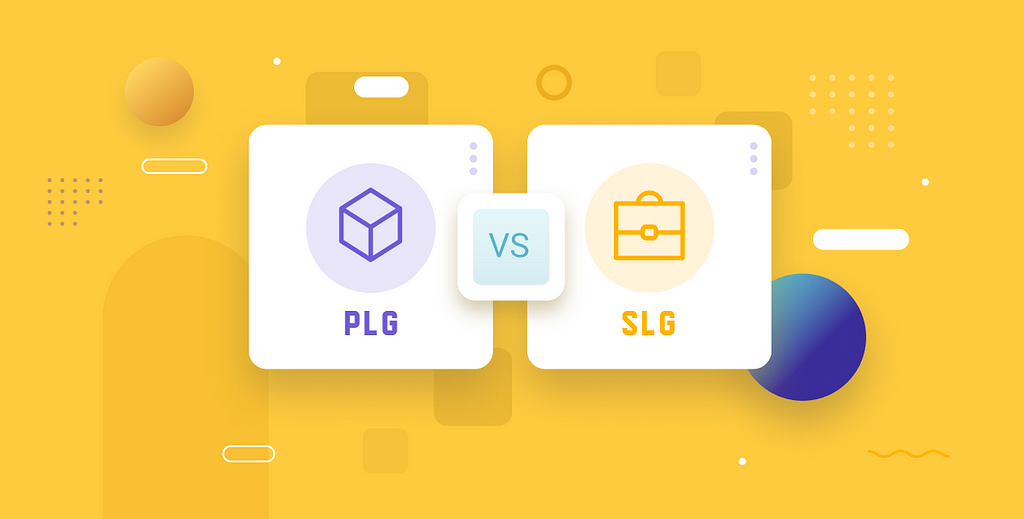 PLG Vs SLG Graphic