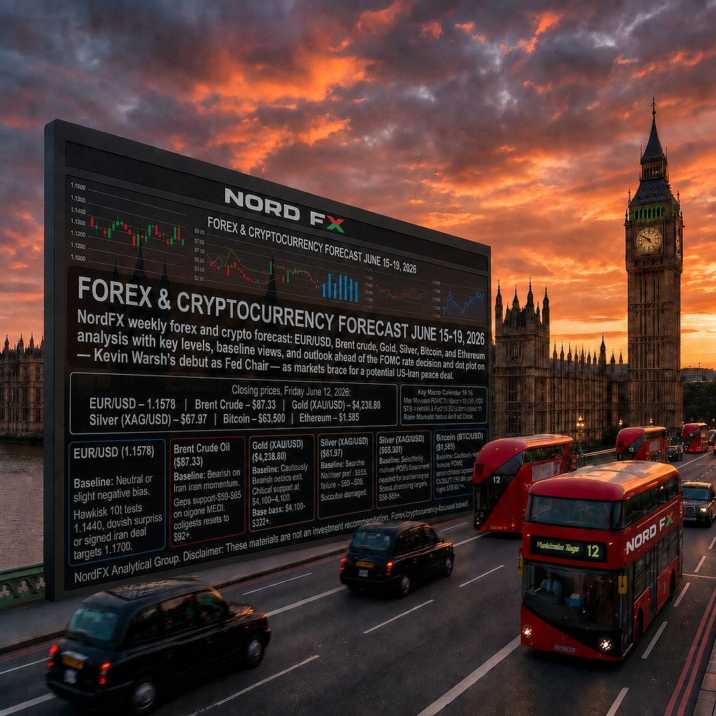 NordFX Forex & Crypto Forecast | June 15–19, 2026
