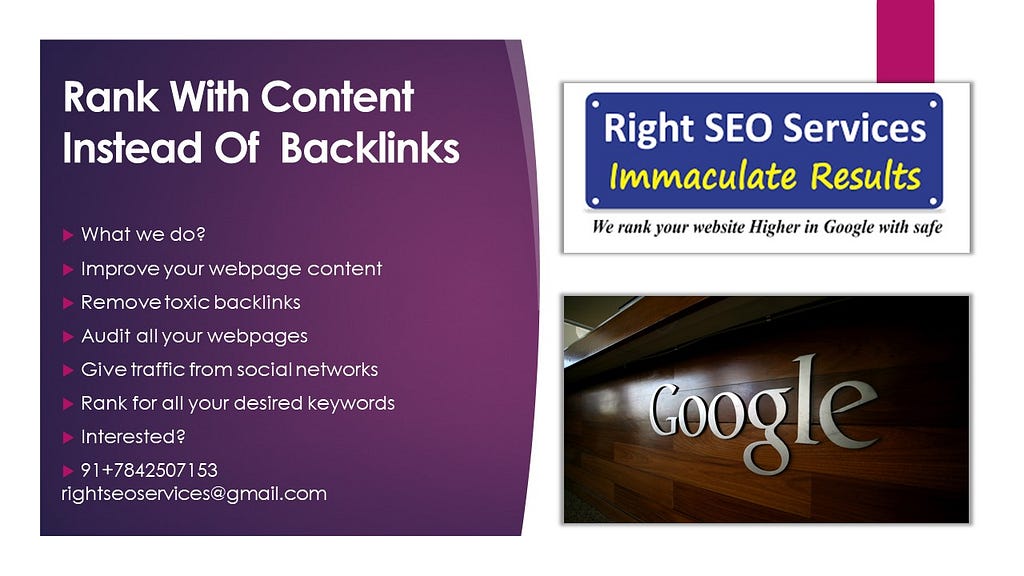 Rank with content instead of backlinks