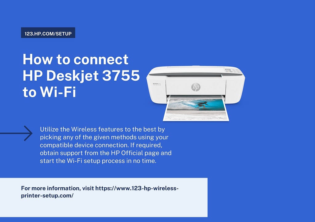 How to setup HP Deskjet 3755 Printer