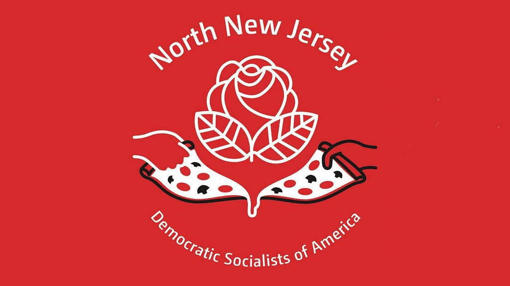 The logo for North New Jersey Democratic Socialists of America.