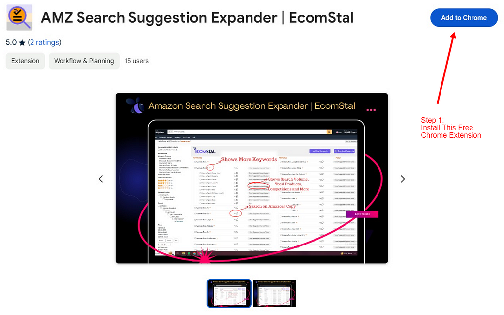 AMZ Search Suggestion Expander