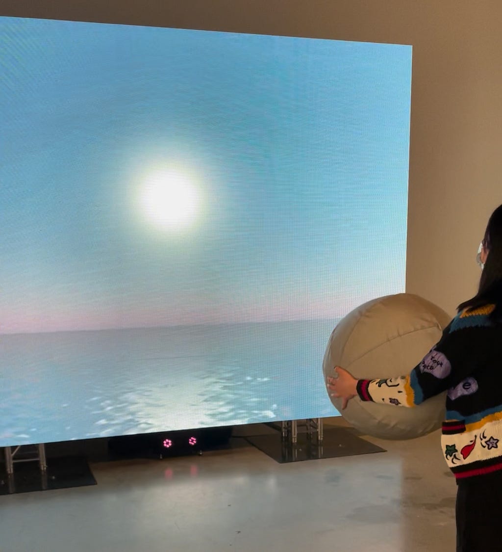 Sunset exhibit at Wonderspaces