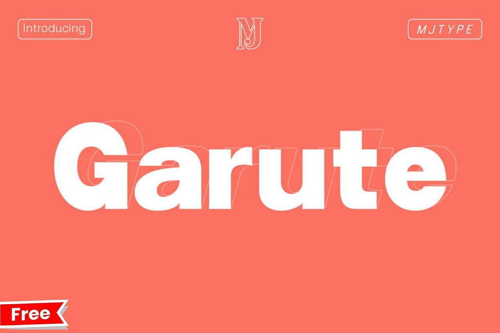 Garute Sans Serif Font