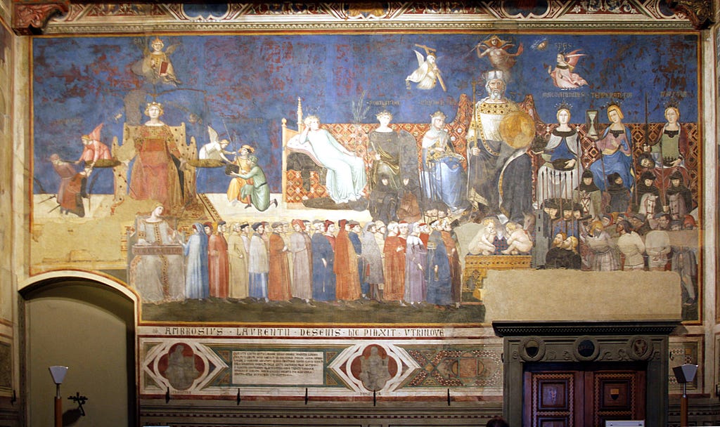 The Allegory of Good (and Bad) Government by Ambrogio Lorenzetti