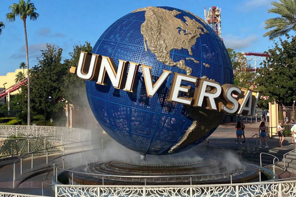 image is of the Universal Studios globe