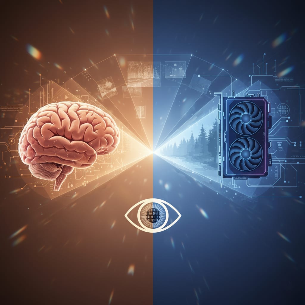 The Illusionists: How Your Brain and AI “Upscale” Reality for a Smoother Ride