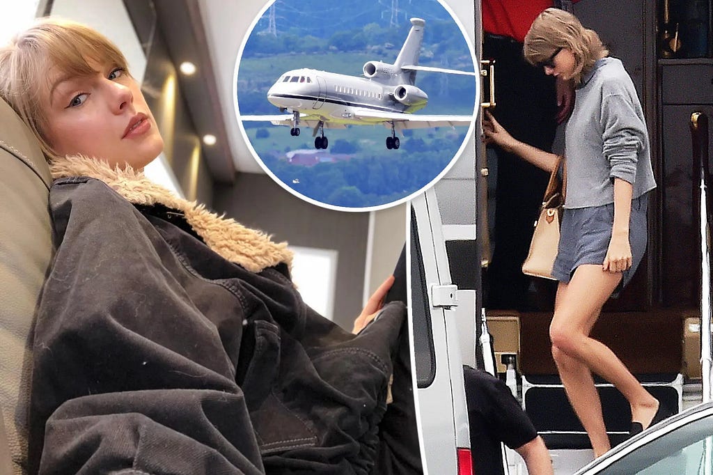 taylor swift private jet emissions