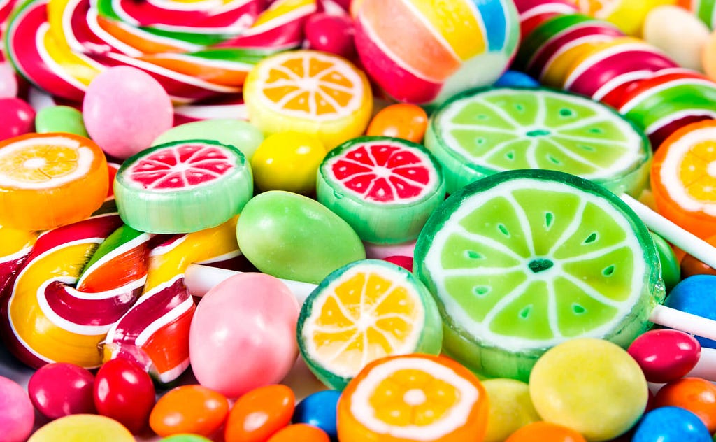 smanjenje kilograma na slatkišima