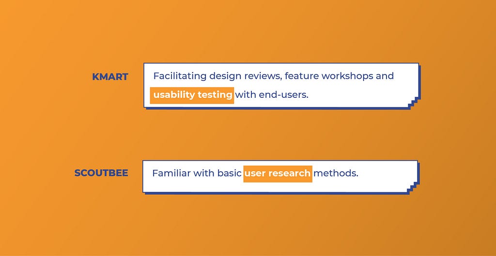 Kmart and Scoutbee look for User Research work from UI designers