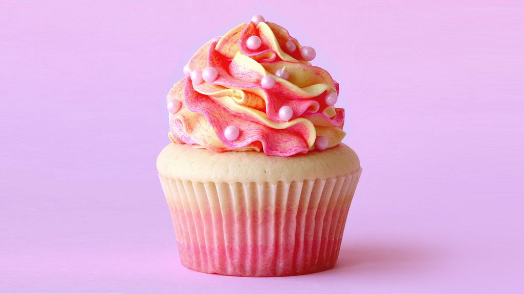 An image of a cupcake