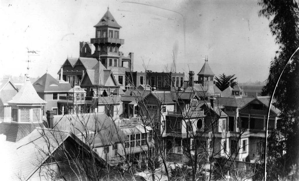Historic photo of the Winchester Mansion
