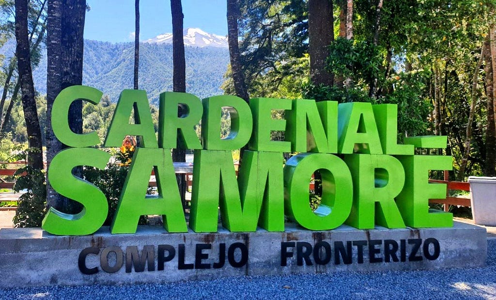 Chile-Argentine border Cardenal Samore