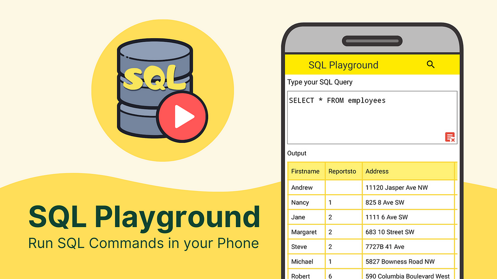 SQL playground