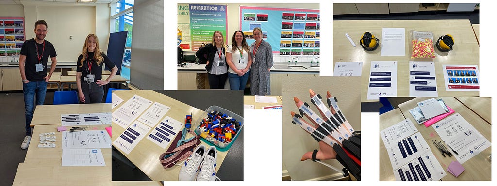A selection of images from our visit to Manchester Academy High School. These include members of the Auto Trader team and our empathy stations ready for the students to explore.