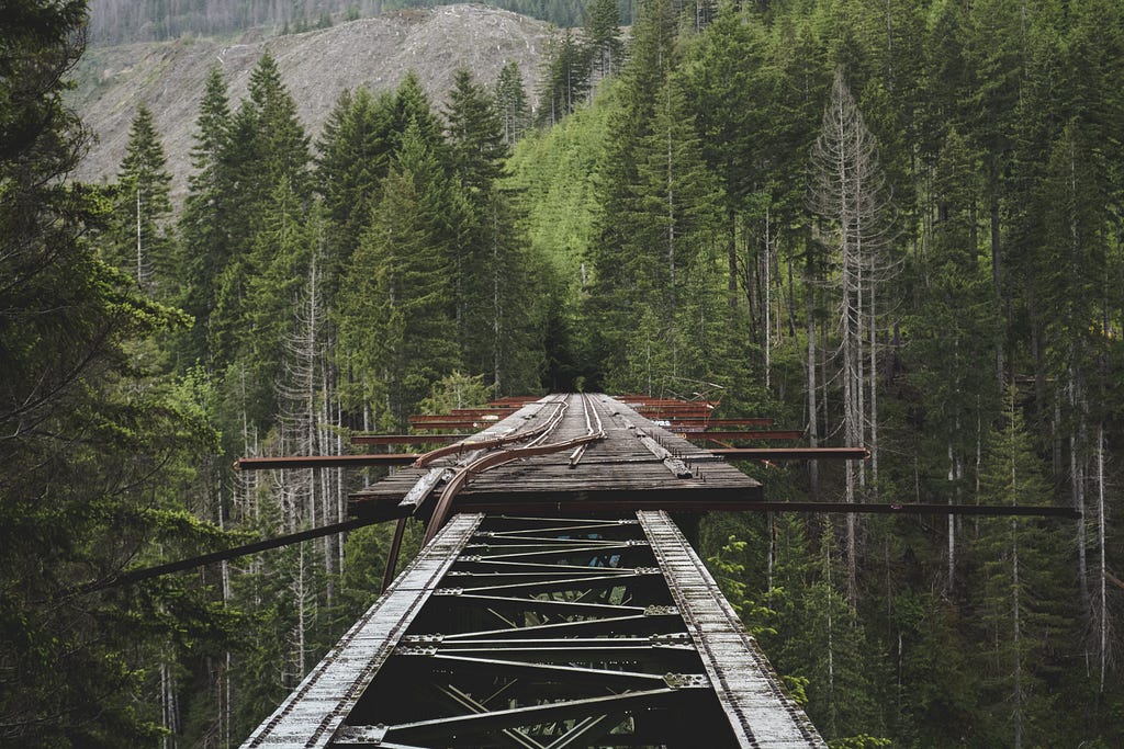 bridge in construction