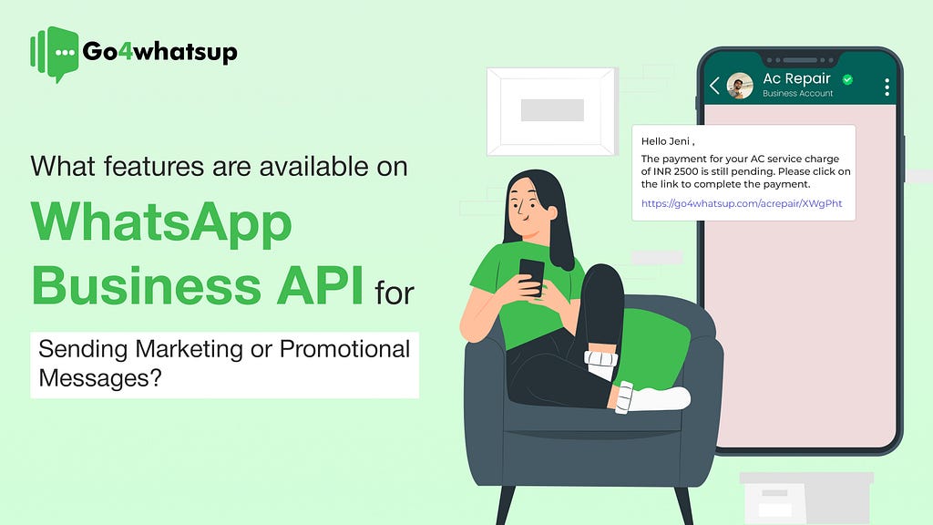 What features are available on WhatsApp Business API