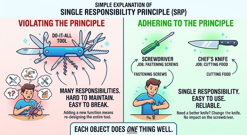 Single Responsibility Principle (SRP)