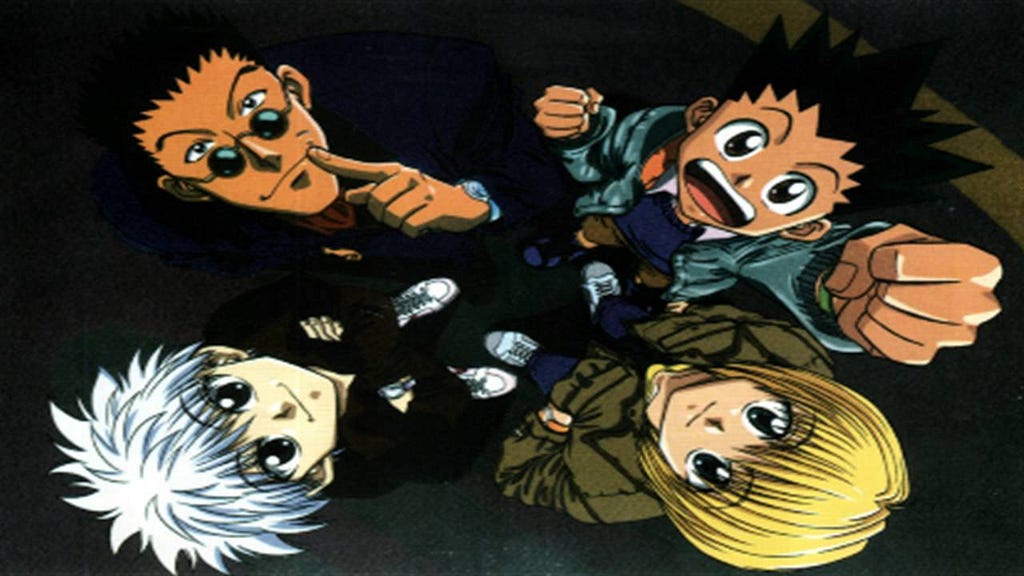 Hunter X Hunter group of friends from the 1999 version