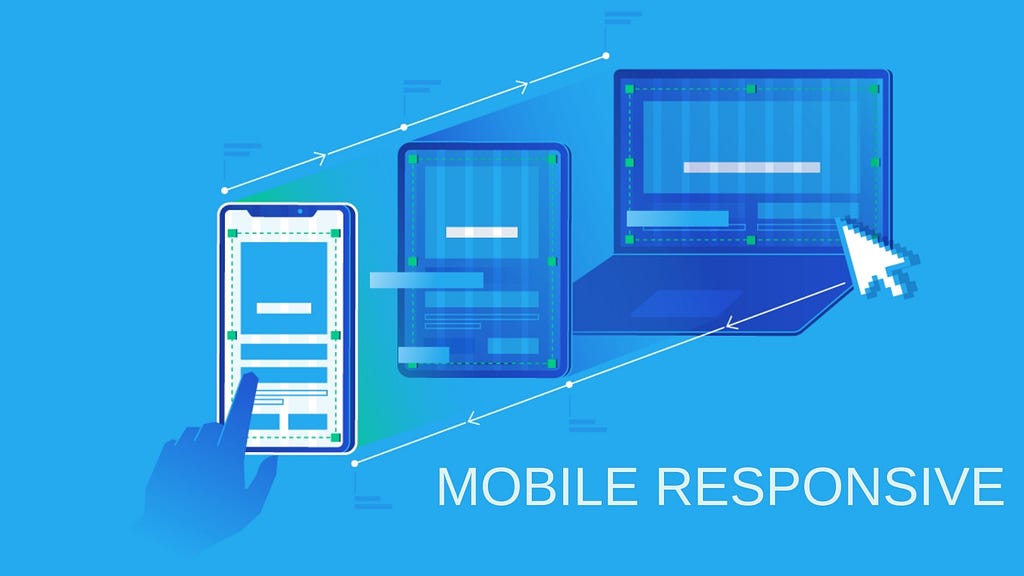 Mobile responsive, Website design, e-commerce design