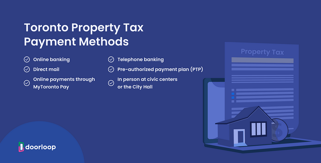 how to pay property tax in toronto