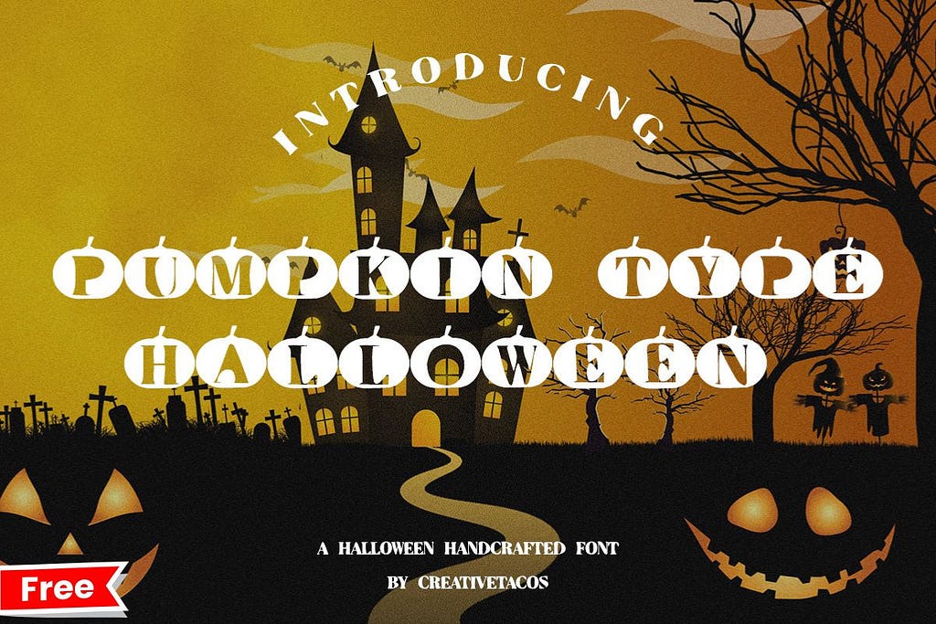 Pumpkin Type Halloween Font