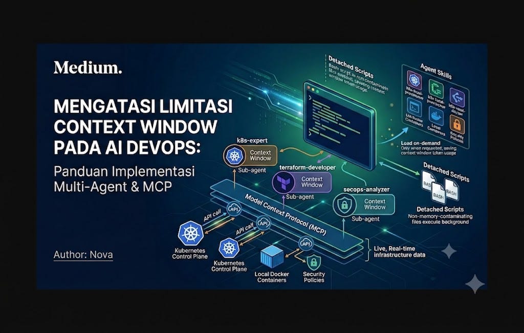 Mengatasi Limitasi Context Window pada AI DevOps: Panduan Implementasi Multi-Agent & MCP
