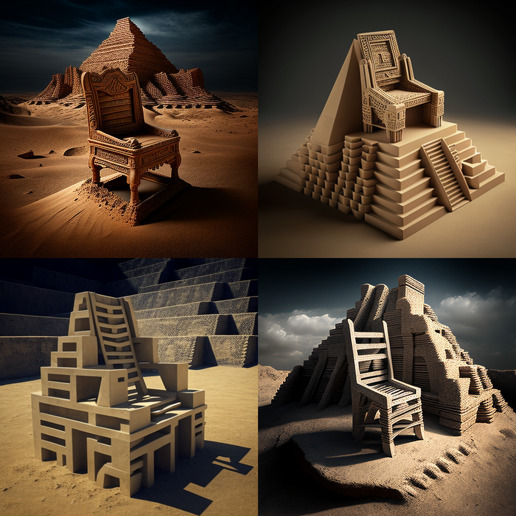 chairs, ziggurat