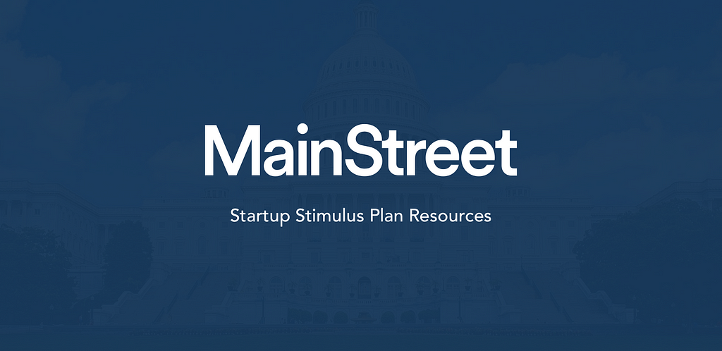 MainStreet: The Startup Stimulus Plan Resources