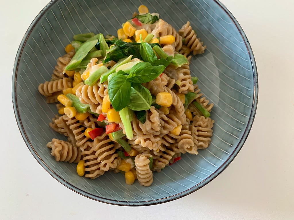 Recept gezonde pasta in 15 minuten vegan whoygreens