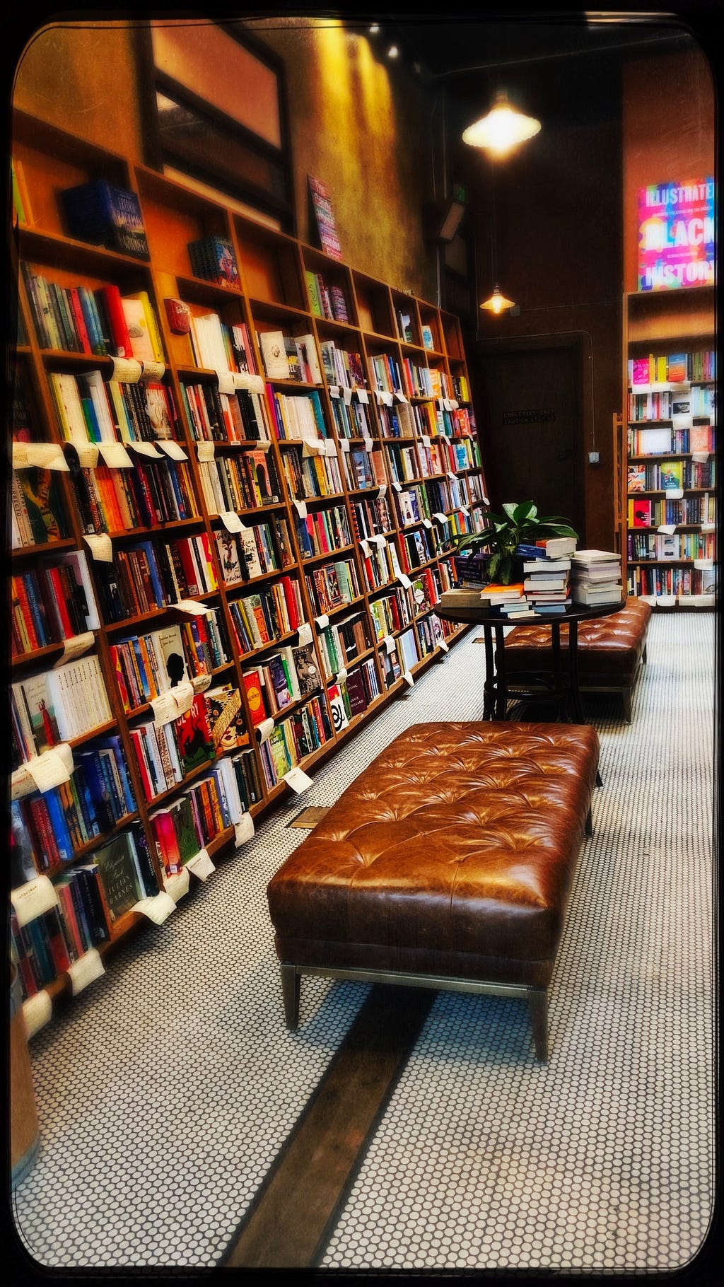 Inside the Booksmith in the Haight-Ashbury neighborhood of San Francisco, readers can discover works of fiction and poetry in a specially designed area off to the side of the rest of the store.