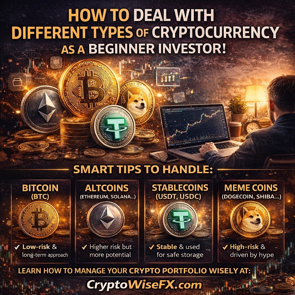  How to Deal with Different Types of Cryptocurrency as a Beginner Investor