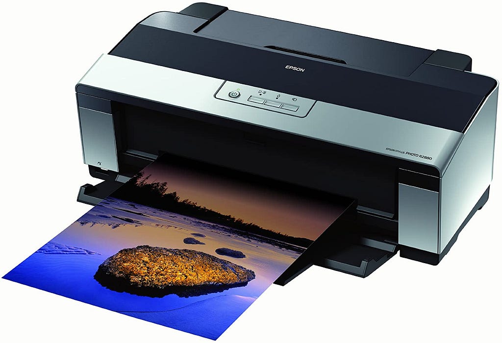 EPSON STYLUS PHOTO R2880 WIDE-FORMAT COLOR INKJET PRINTER: OVERALL BEST ART PRINTER FOR ARTISTS & GRAPHIC DESIGNERS