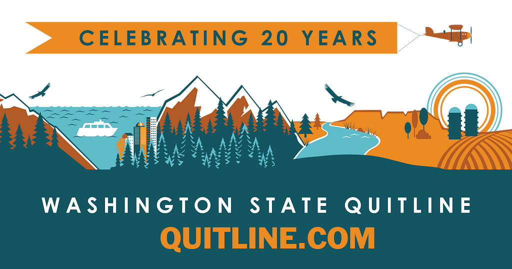 Washington State Quitline logo image