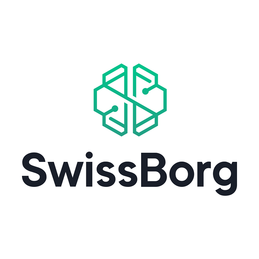 Logo of Swissborg a fintech company