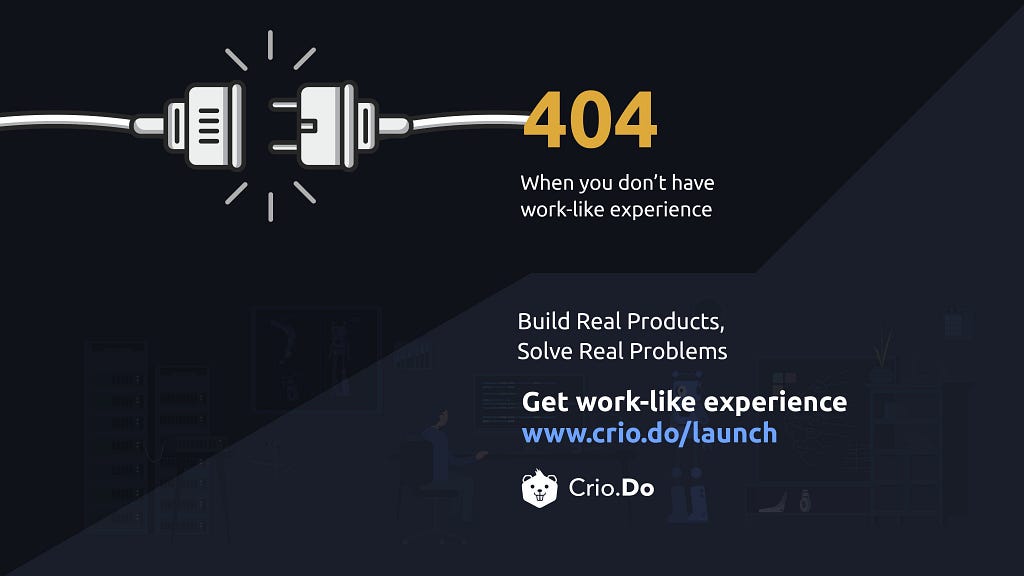 Crio Launch — Build Real Products, Solve Real Problems