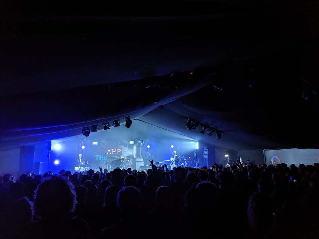 Little Simz performing @ The Deep End, Beach site, a large tent