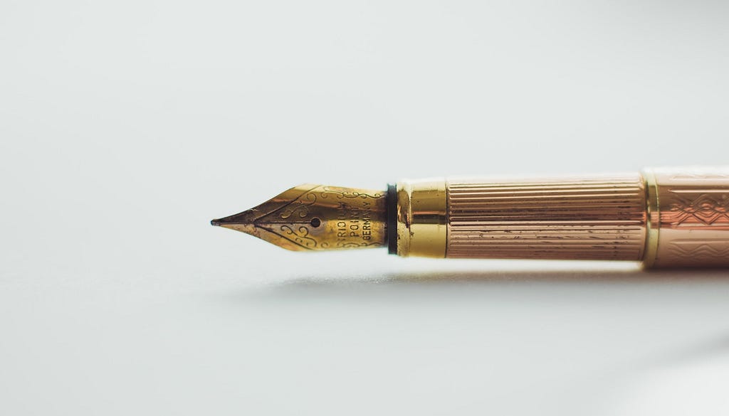 A lovely old fountain pen