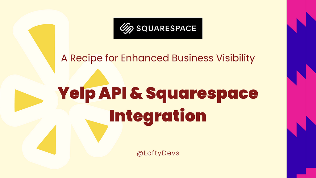 Yelp API and Squarespace Integration: A Recipe for Enhanced Business Visibility