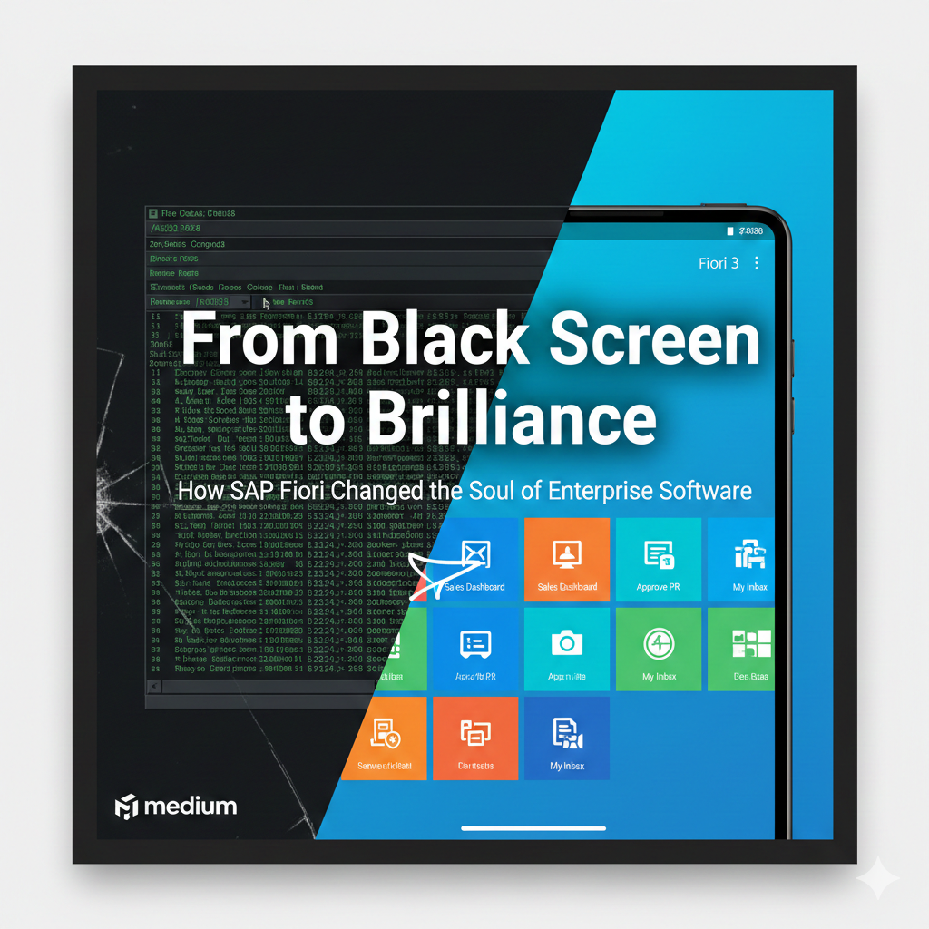 From Black Screen to Brilliance: How SAP Fiori Changed the Soul of Enterprise Software