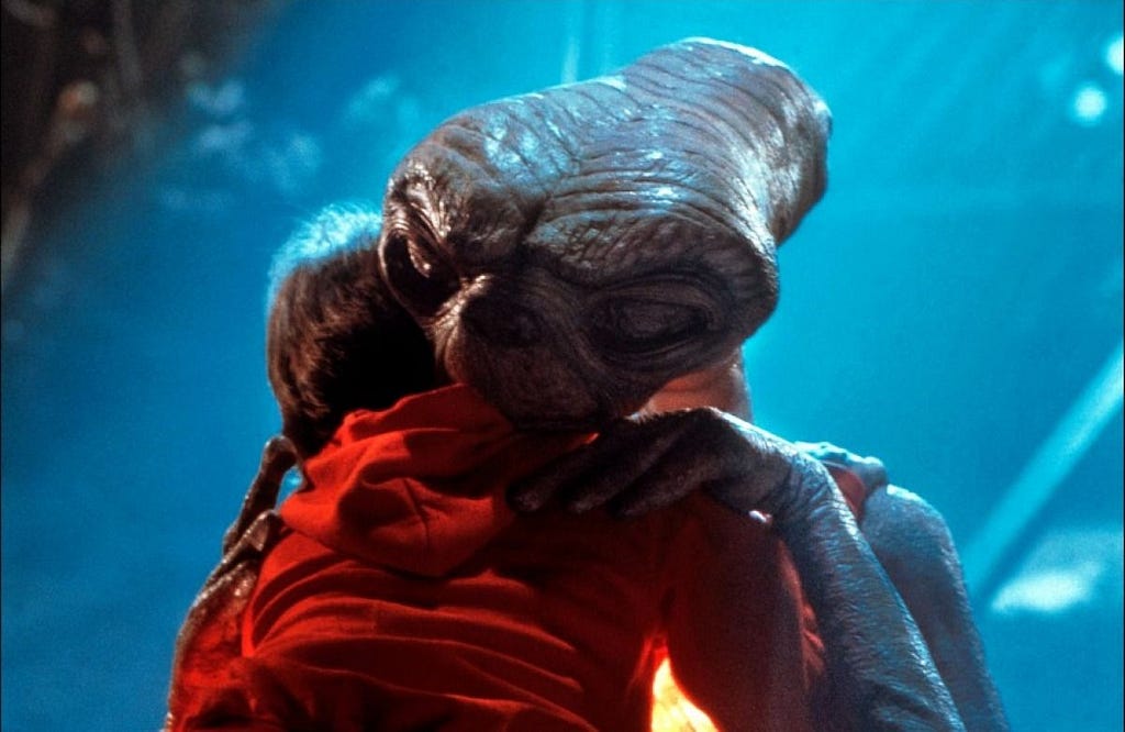E.T. & Eliot’s last embrace.