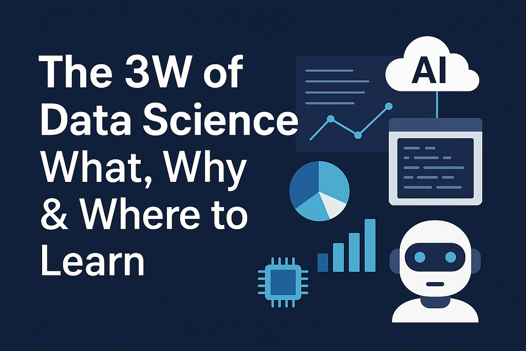 The 3W Framework of Data Science