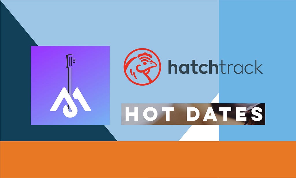 Graphic with Moosiko, Hot Date Kitchen, and Hatchtrack logos