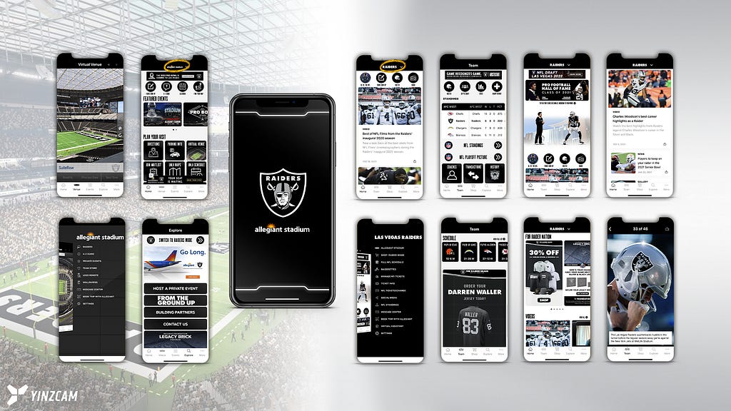 Your mobile destination for all things Raiders and Allegiant Stadium. Mobile sports app.