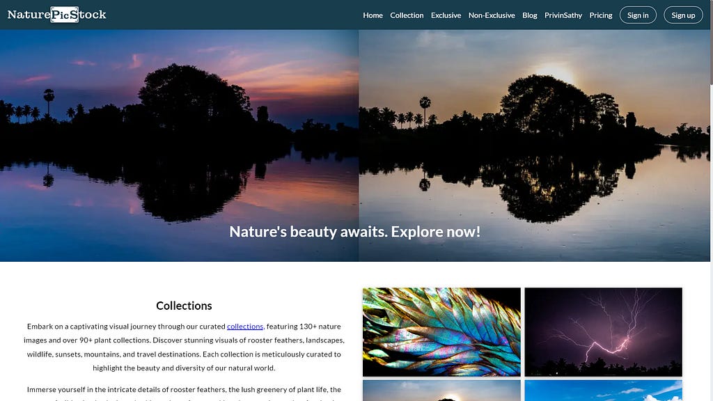 NaturePicStock | nature stock images website by PrivinSathy