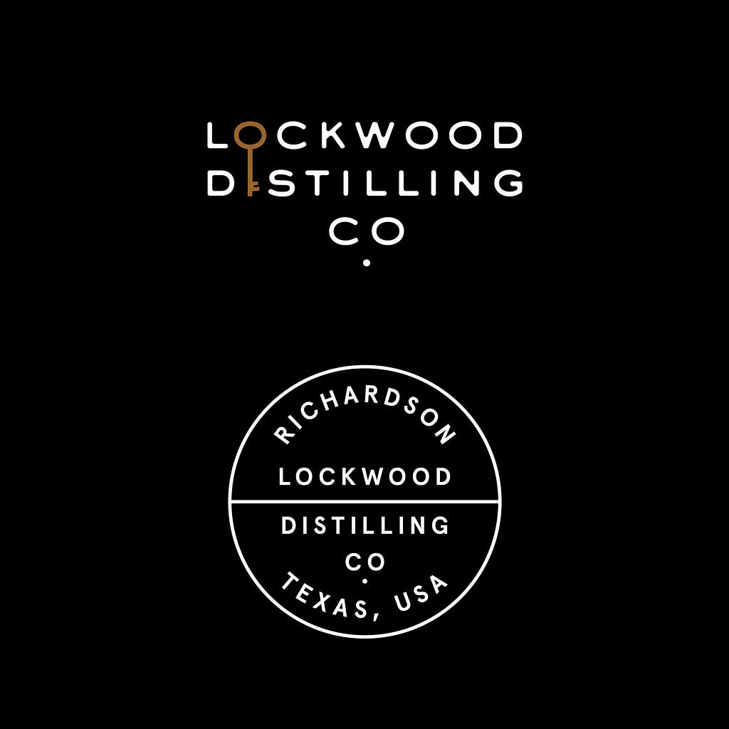 Branding elements for Lockwood Distilling Co. by Alex Cottles, The Routine Creative