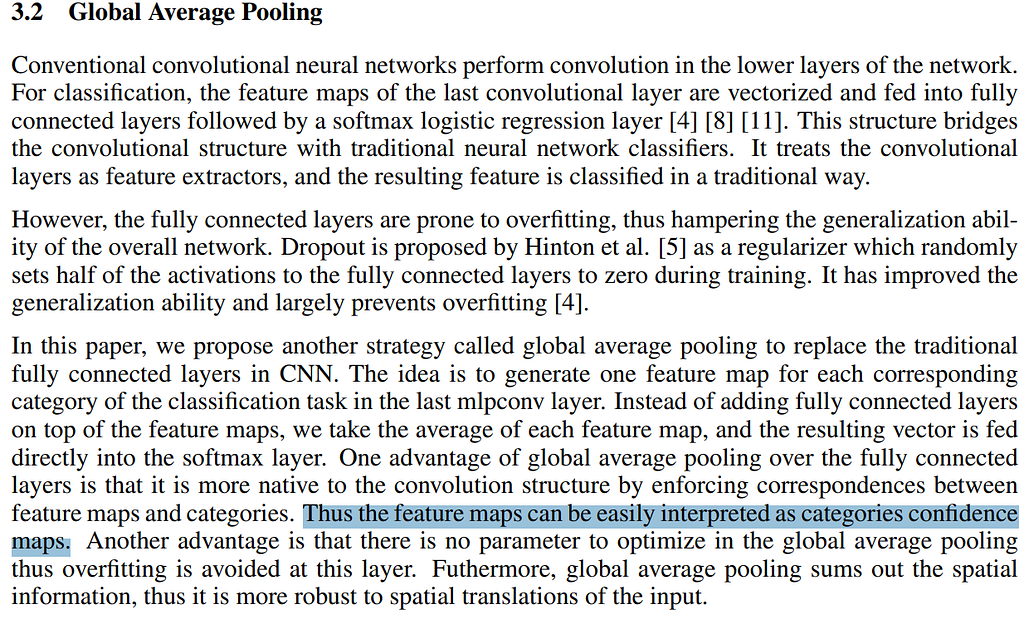 Lin, Min, Qiang Chen, and Shuicheng Yan. “Network in network.” arXiv preprint arXiv:1312.4400 (2013)